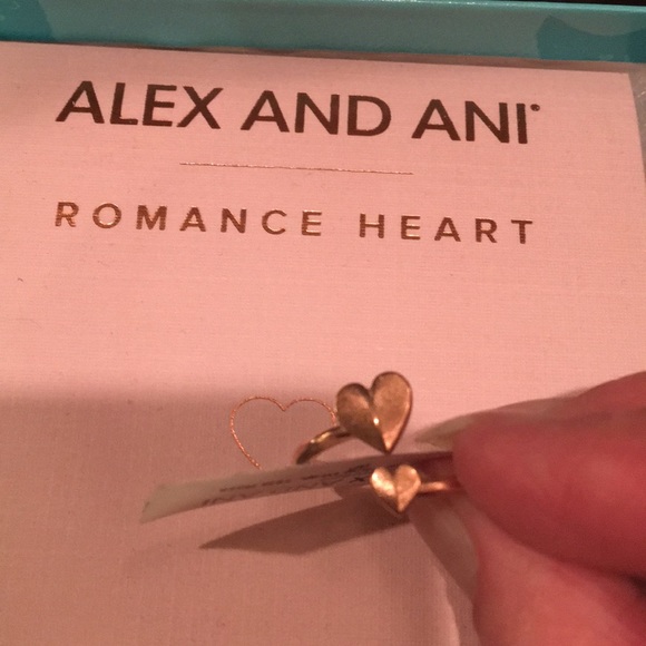 Alex and Ani Jewelry - Alex and Ani Romance Heart ring
